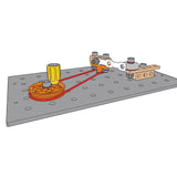 Hape Deluxe Scientific Workbench Wooden Inventor’s Experiment Building Set - 79Pcs