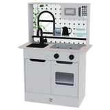 Hape Light & Sound Kitchen Playset With Accessories - Grey