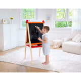 Hape Little Artist's 4-In-1 Adjustable Height Double-Sided Easel