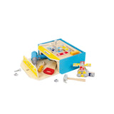Hape Little Engineer'S Wooden Workbench With Accessories - 51Pcs