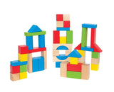Hape Maple Wooden Building Block Set - 50Pcs