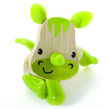 Hape Wooden Mini Mals Rhino - Blue