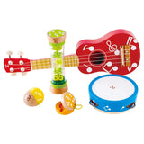 Hape Mini Band Wooden Instrument Set - 5 Pcs