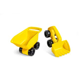 Hape Monster Movers Duo Digger, Dumper Beach And Sand Toy - 2Pcs