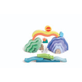 Hape Nature Scene Stacking Educational Blocks - 22Pcs