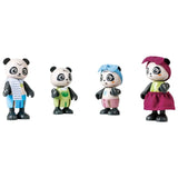 Hape Pandas Bamboo Doll House With Furniture