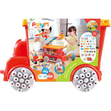 Hape Poly M Fire Rescue Truck Building Playset Construction Blocks -  106Pcs