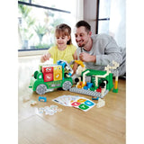 Hape Poly M Fire Rescue Truck Building Playset -100Pc