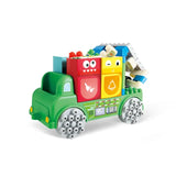 Hape Poly M Fire Rescue Truck Building Playset -100Pc