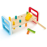 Hape Wooden Rainbow Pounder With Hammer