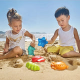 Hape 5-In-1 Sea Creatures Sand Toys, Beach & Activity Toys