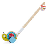 Hape Snail Push Pal Wooden Baby Walker