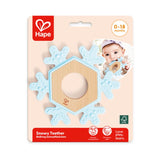 Hape Snowy Teether Bpa-Free Silicone Snowflake Toy