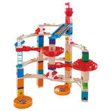 Hape Super Spiral Quadrilla Wooden Marble Run Toy With Spiral Twists Xylophone Rail And Spiral