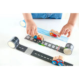 Hape Wooden Tape & Roll Train Push-Along Vehicle Toy