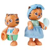 Hape Tigers Jungle Two-Level Wooden Dollhouse Play Set