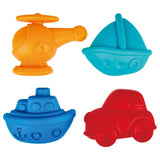 Hape Beach Toy Travel Sand Shaper Mold Set Toy - 4Pcs
