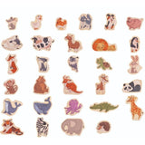 Hape Wooden Magnetic Animals Toys - 30-Pcs
