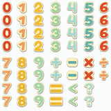 Hape Wooden Magnetic Numbers - 54Pcs