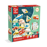 Hape Wooden Magnetic Vehicles Set - 30Pcs