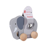 Hape Elephant Wooden Push And Pull Toys