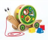 Hape Walk-A-Long Snail Pull Toy
