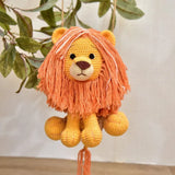 Happy Threads Handmade Crocheted Cute Handmade Asad the Lion 10inch – Orange