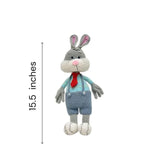 Happy Threads Handmade Crocheted Cute Handmade Jasper the Bunny 16inch