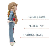 Happy Threads Handmade Crocheted Delightful Helen Doll 15inch