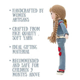 Happy Threads Handmade Crocheted Delightful Helen Doll 15inch