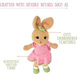 Happy Threads Handmade Crocheted Loving Bunny 10inch – Pink