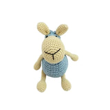 Happy Threads Handmade Crocheted Sheep 5inch – Blue