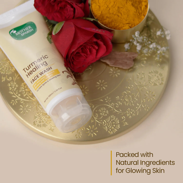 Mother Sparsh Turmeric Healing Face Wash - 100ml - Laadlee