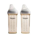 Hegen PCTO Feeding Bottle PPSU, Pack of 2 with 2 x Fast Flow Teat - 330ml