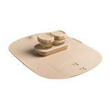 Hegen PPSU Mealtime Starter Kit with Foldable Placemat - Taupe