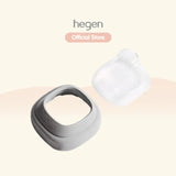 Hegen PCTO Collar And Transparent Cover for Feeding Bottle - Grey