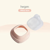 Hegen PCTO Collar And Transparent Cover for Feeding Bottle - Pink