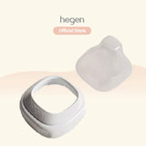 Hegen PCTO Collar and Transparent Cover for Feeding Bottle - White