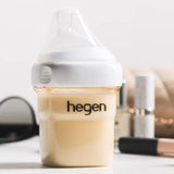 Hegen PCTO Collar and Transparent Cover for Feeding Bottle - White