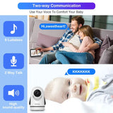 Hellobaby 5.0" LCD Digital Wireless  Baby Monitor, Remote Pan-Tilt-Zoom Camera