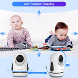 Hellobaby 5.0" LCD Digital Wireless  Baby Monitor, Remote Pan-Tilt-Zoom Camera