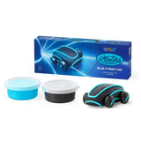 Hey Clay Cyber Cars Blue Cyber Car Colourful Modelling Air-Dry Clay - 2 Cans