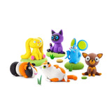 Hey Clay Fluffy Pets Siamese Cat Colourful Modelling Air-Dry Clay - 3 Cans