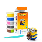 Hey Clay Minions Bob & Tim Colourful Modelling Air-Dry Clay - 5 Cans