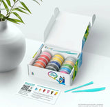 Hey Clay Bluey & Friends, Colorful Modeling Air-Dry Clay - 15 Cans