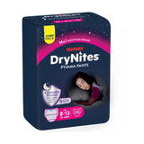 Huggies DryNites Pyjama Pants, 8-13Y, Bed Wetting Diaper, Girl, 30-48kg, Jumbo Pack - 13pcs