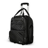 Hydrobrew 2-in-1 Travel Hand Bag And Cabin Trolley 17Inch - Black