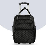 Hydrobrew 2-in-1 Travel Hand Bag And Cabin Trolley 17Inch - Black
