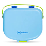 Hydrobrew 4 Compartment Bento Lunch Box With Spoon And Fork Set - Cobalt