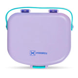 Hydrobrew 4 Compartment Bento Lunch Box With Spoon And Fork Set - Lilac